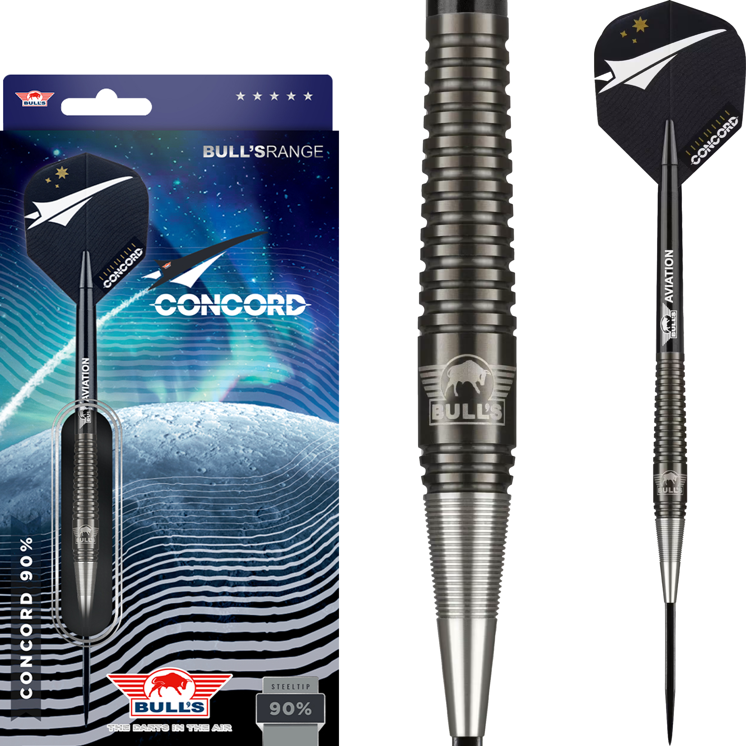 Bull's NL Smoke Silver Ash Steeldart kaufen | DartSturm